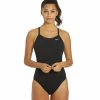 * Nike Women'S Hydrastrong Solid Poly Racer Back One Piece Swimsuit | Women'S