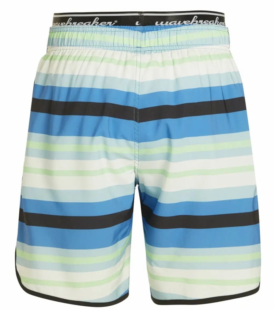 * Wavebreaker Men'S Stripe Swim Trunks | Men'S