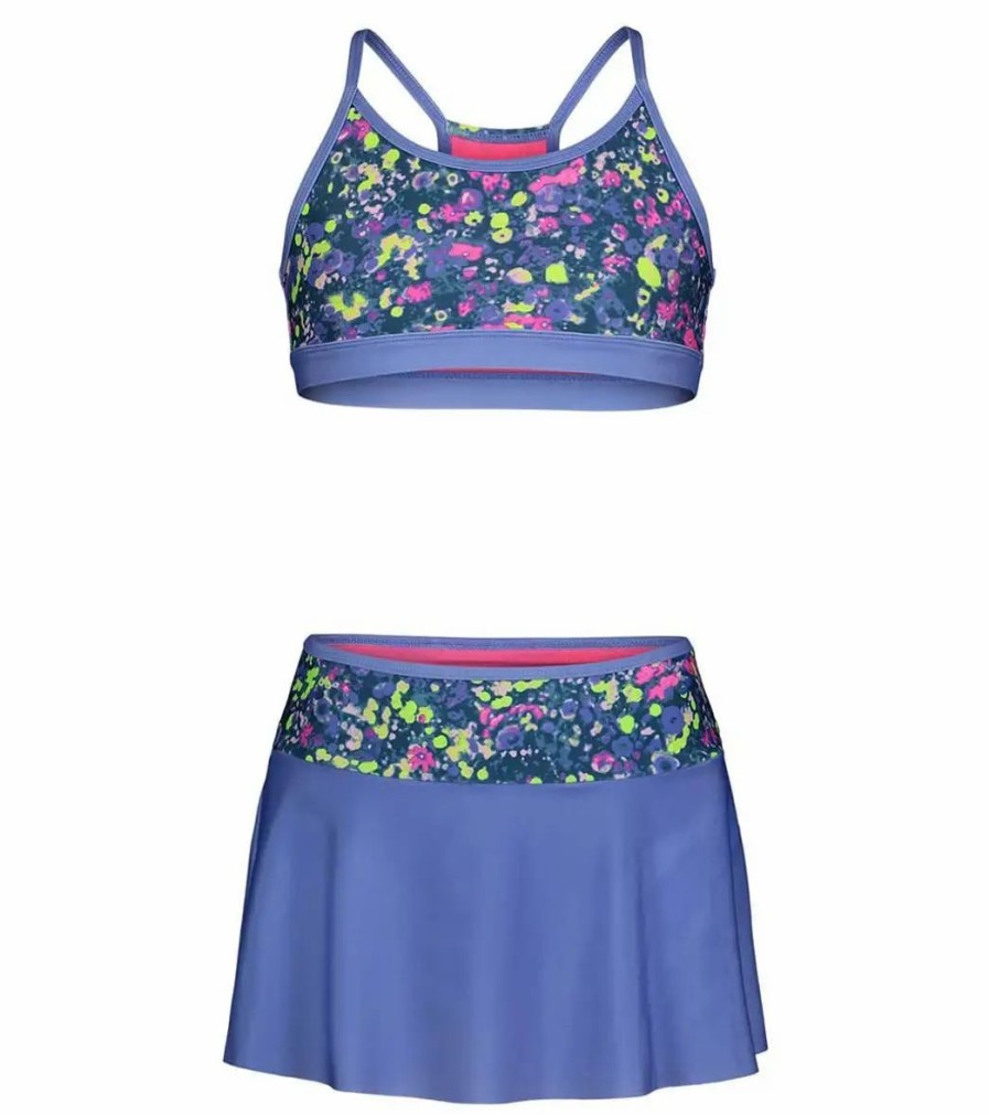 * Under Armour Girls' Ua Two Piece Swim Skirt Set (Toddler, Little Kid, Big Kid) | Girls'