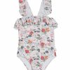 * Seafolly Girls' Coast To Coast One Piece Swimsuit (Baby, Toddler, Little Kid) | Girls'