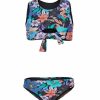 * O'Neill Girls' Abbie Floral High Neck Two Piece Bikini Set (Big Kid) | Girls'