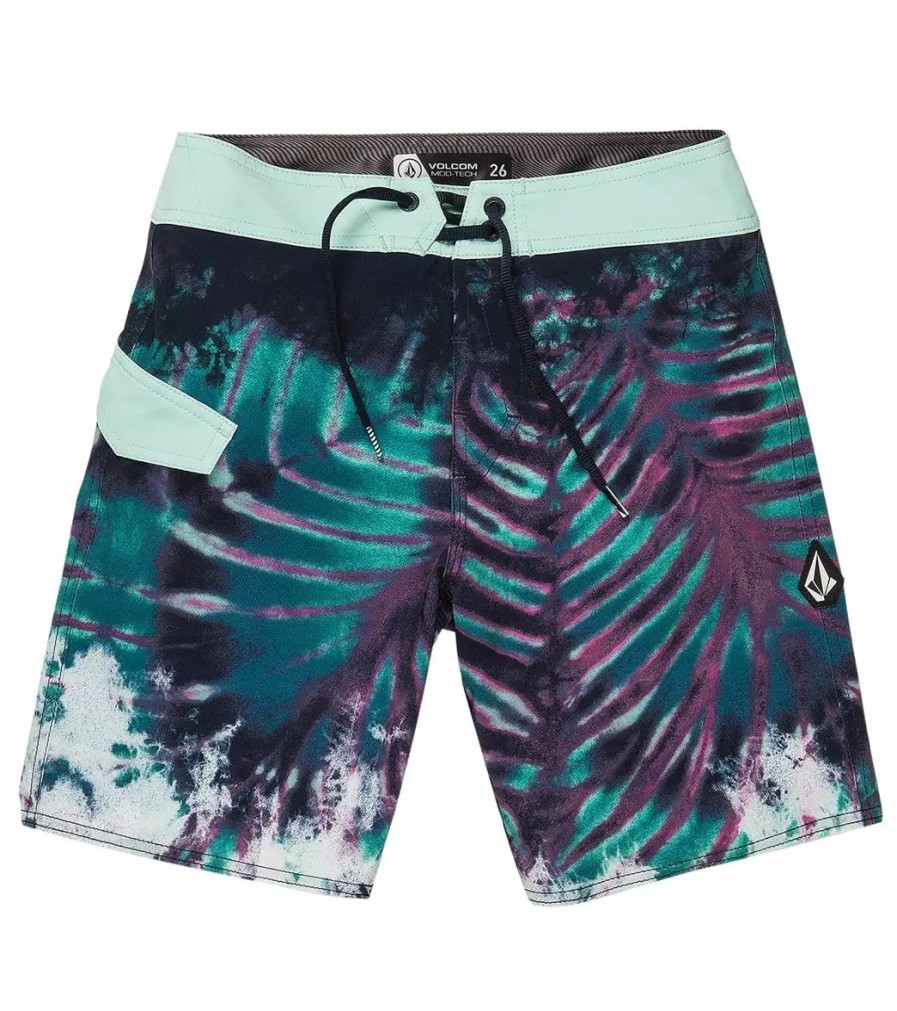 * Volcom Boys' Mad Wash Mod Board Shorts (Big Kid) | Boys'