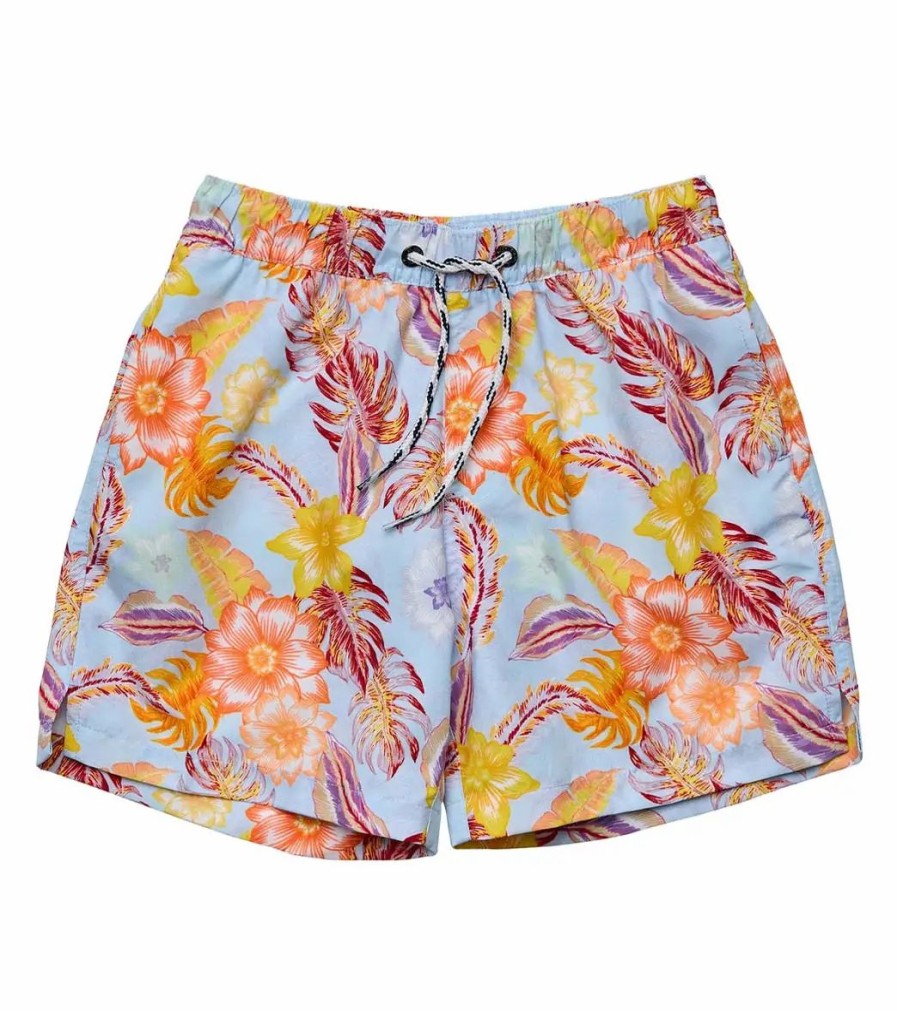 * Snapper Rock Boys' Boho Tropical Sustainable Swim Trunks (Toddler, Little Kid, Big Kid) | Boys'