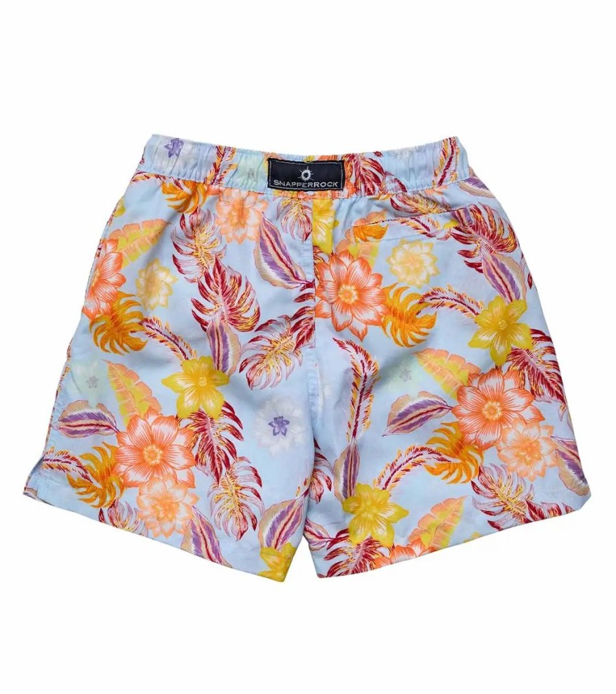 * Snapper Rock Boys' Boho Tropical Sustainable Swim Trunks (Toddler, Little Kid, Big Kid) | Boys'