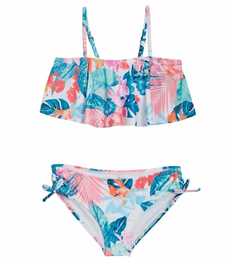 * Raisins Girls' Sunny Isles Lanai Two Piece Bikini Set (Big Kid) | Girls'