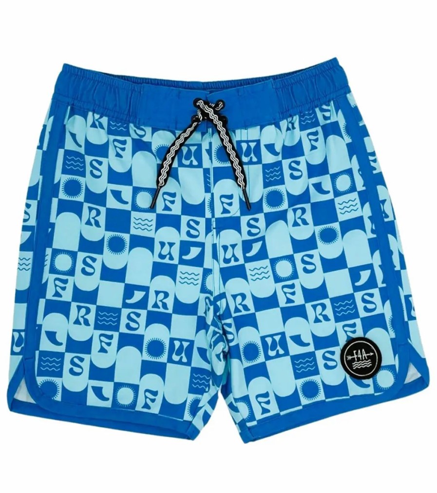 * Feather 4 Arrow Boys' Retro Surf Board Shorts (Baby) | Boys'