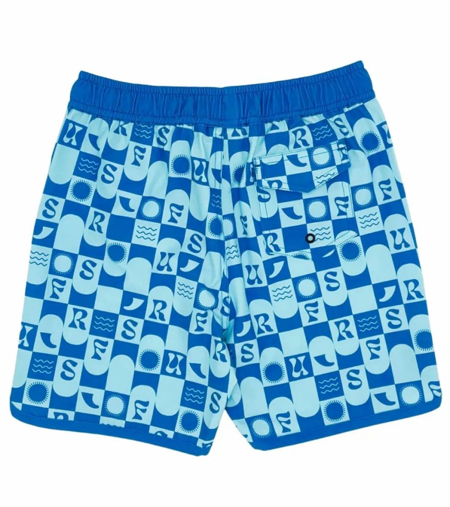 * Feather 4 Arrow Boys' Retro Surf Board Shorts (Baby) | Boys'